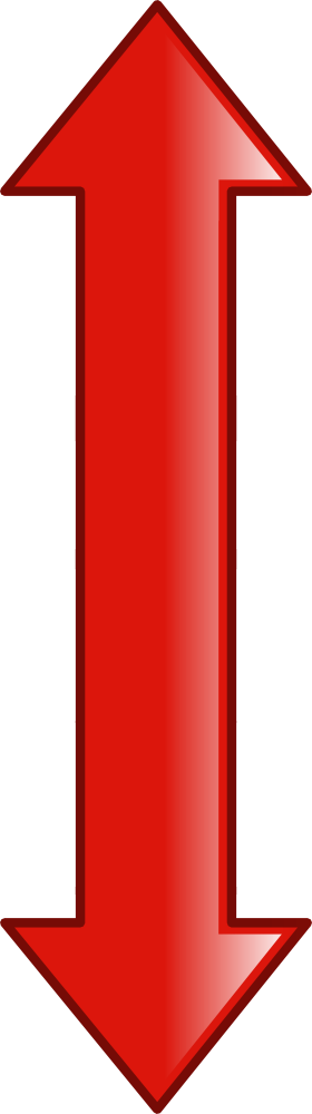 vertical red double arrow